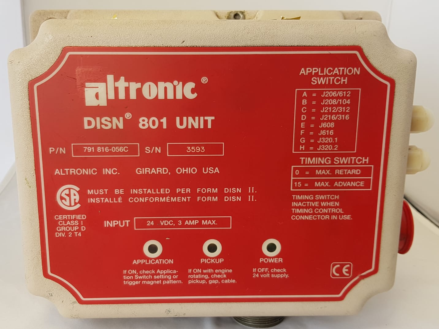 Altronic ontstekingsbox DSIN 801